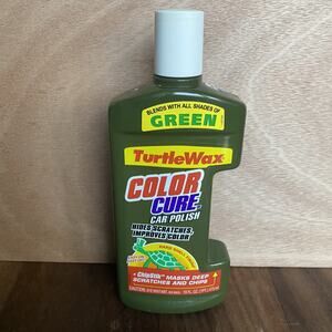 New Turtle Wax Color Cure Green Car Polish 16 oz Vintage